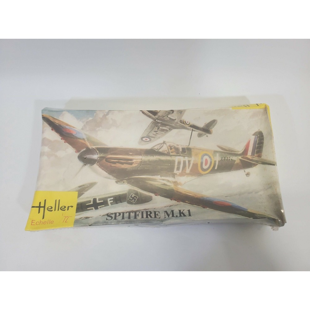 Heller L. 080 Spitfire M.K1 Jet Airplane Plane‎ 1/72 Scale Model Kit NEW
